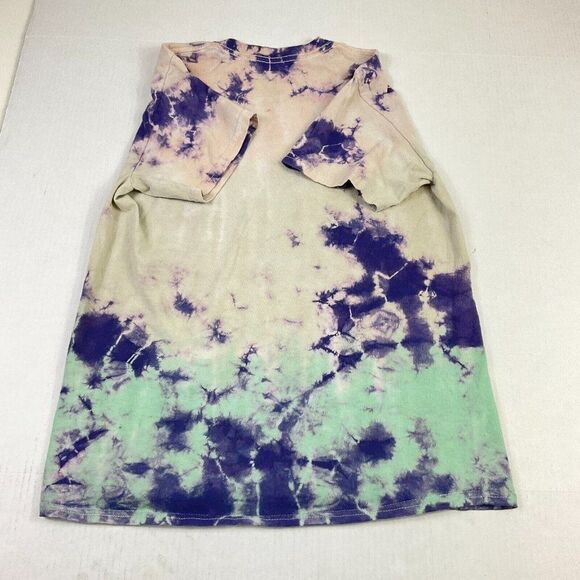 Pacsun Mens Paradise T-Shirt Tie Dye Crew Neck Short Sleeve Casual Tee S Small - Picture 9 of 10